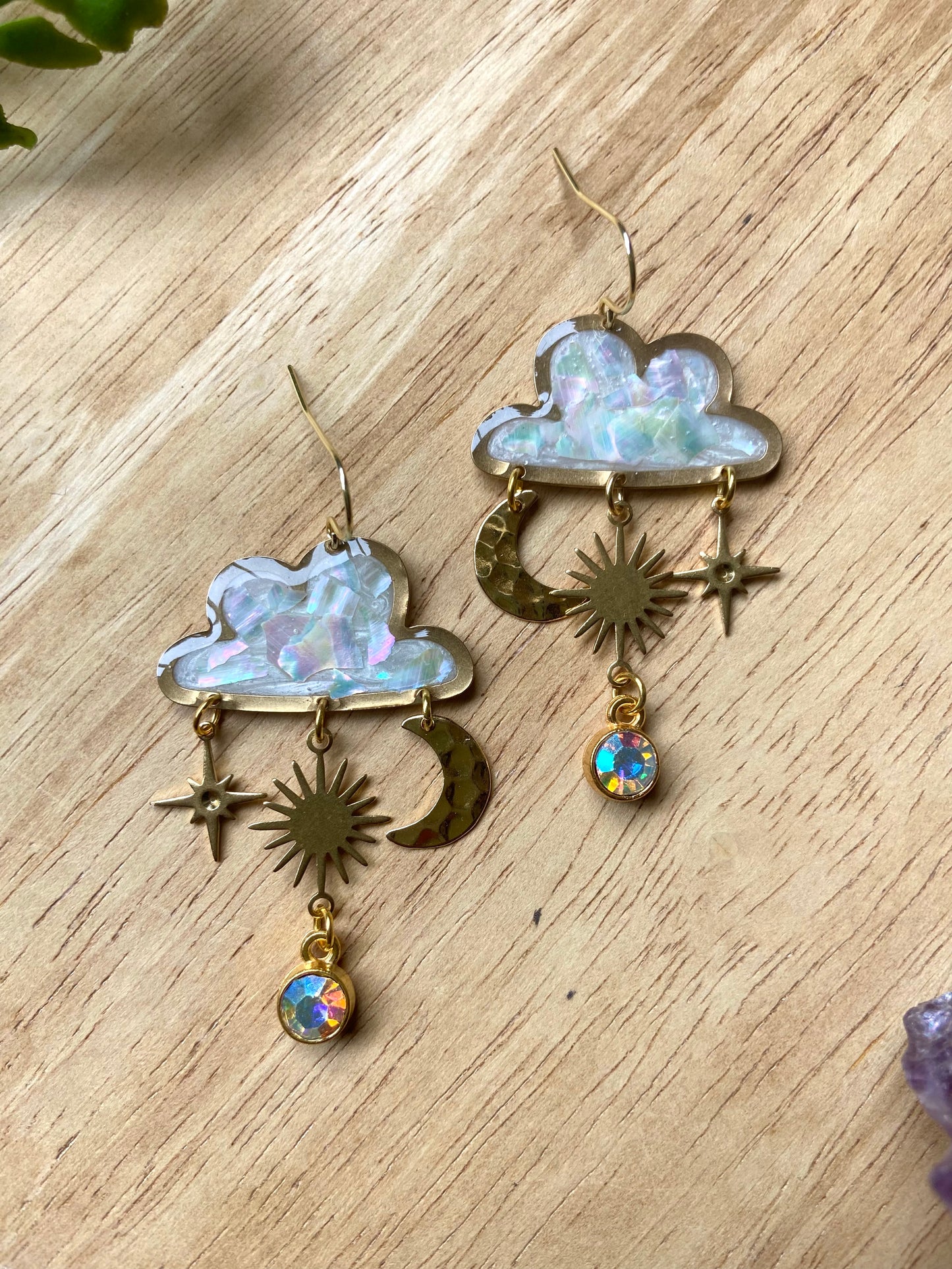 Mystic cloud earrings